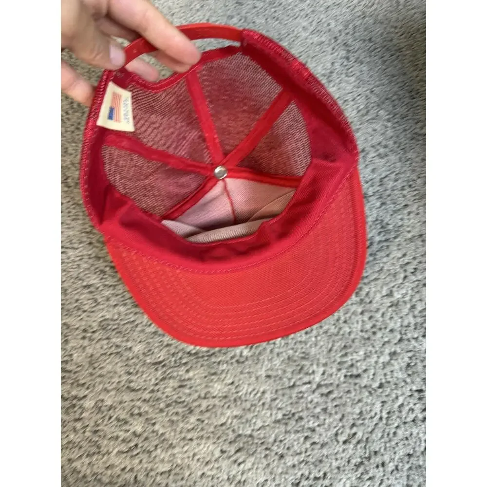 Vintage 80s Budweiser Clydesdale Hat Mens One Size Trucker Snap Busch Gardens